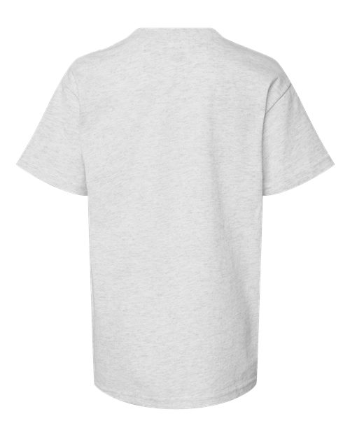 Hanes 5480 Youth Essential-T T-Shirt - Ash - back