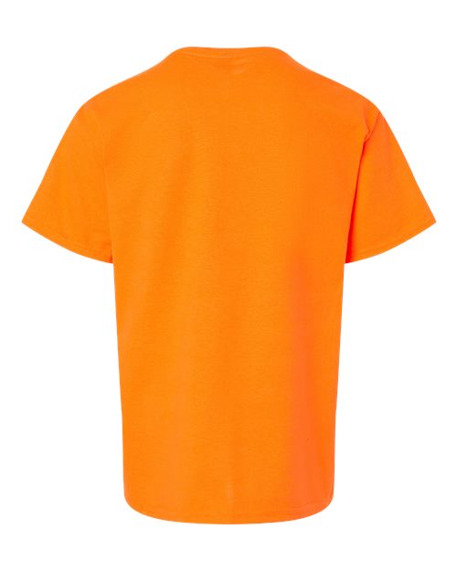 Gildan 2000B Youth Ultra Cotton® T-Shirt - Safety Orange - back
