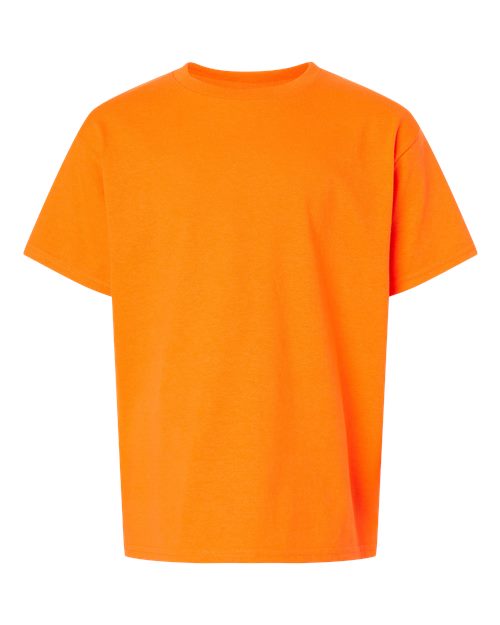 Gildan 2000B Youth Ultra Cotton® T-Shirt - Safety Orange - front