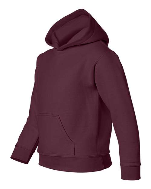Gildan 18500B Youth Heavy Blend™ Hooded Sweatshirt - Maroon - side
