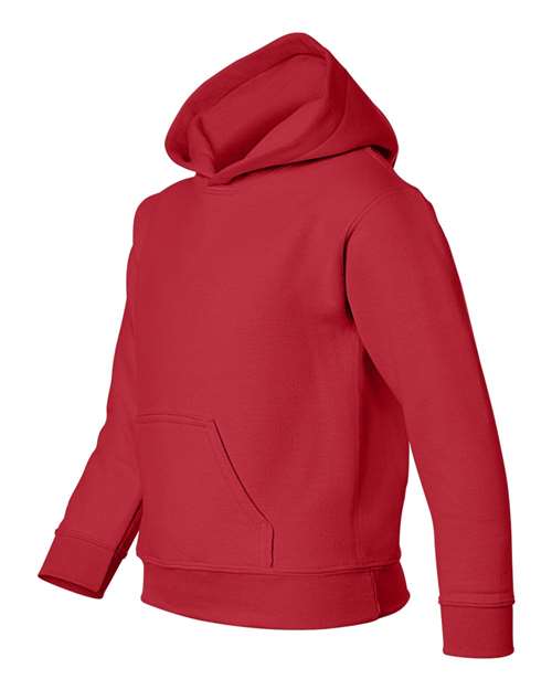 Gildan 18500B Youth Heavy Blend™ Hooded Sweatshirt - Red - side