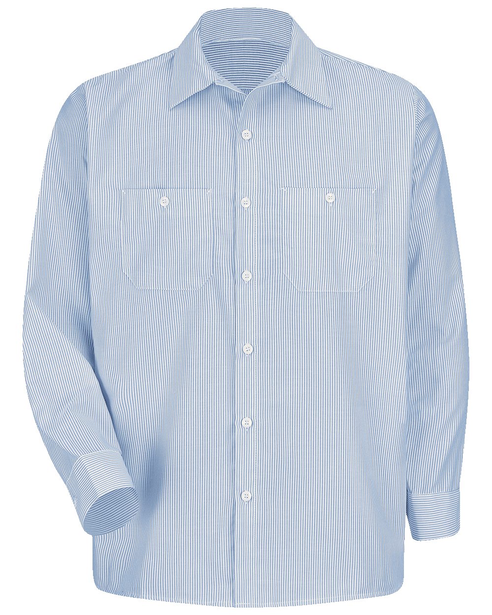 Red Kap SL10 Men's Industrial Stripe Work Shirt - style