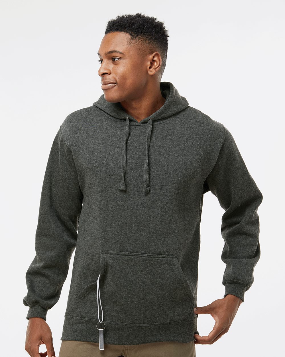 J. America 8815 Men's Tailgate Hooded Sweatshirt - style