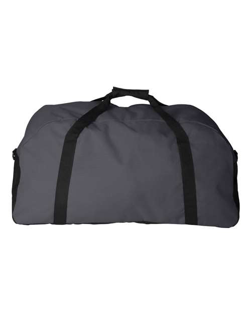 Augusta Sportswear 1703 Large Ripstop Duffel Bag - Navy/ Black - back