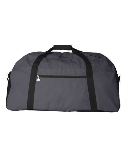 Augusta Sportswear 1703 Large Ripstop Duffel Bag - Navy/ Black - front