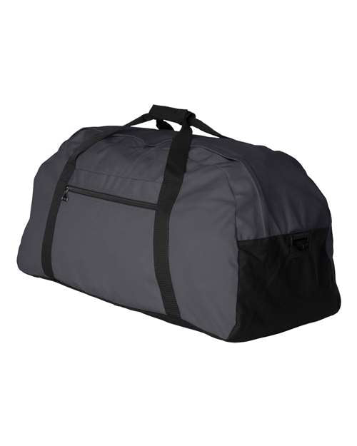 Augusta Sportswear 1703 Large Ripstop Duffel Bag - Navy/ Black - side