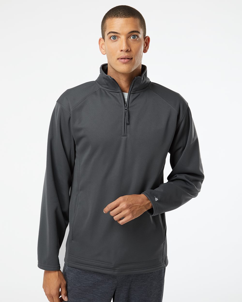 Badger 1480 Men's Performance Quarter-Zip Pullover - style