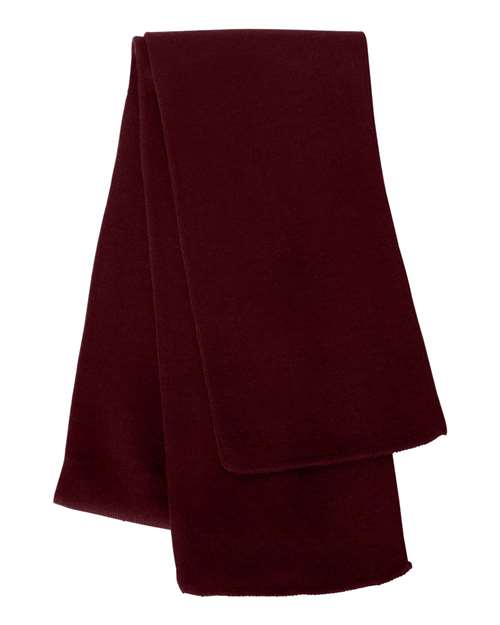 Sportsman SP04 Knit Scarf - Maroon - back