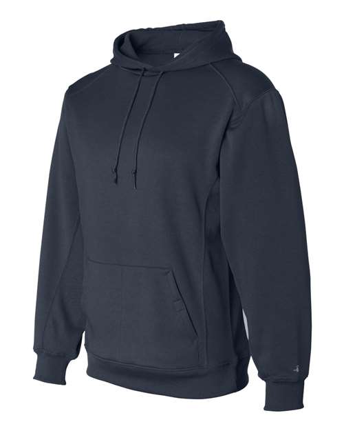 Badger 1454 Men's Performance Fleece Hooded Sweatshirt - Navy - side