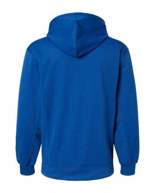 Badger 1454 Men's Performance Fleece Hooded Sweatshirt - Royal - back