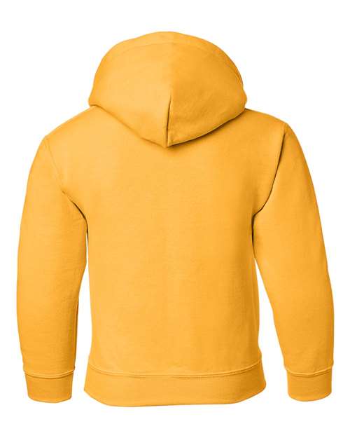 Gildan 18500B Youth Heavy Blend™ Hooded Sweatshirt - Gold - back