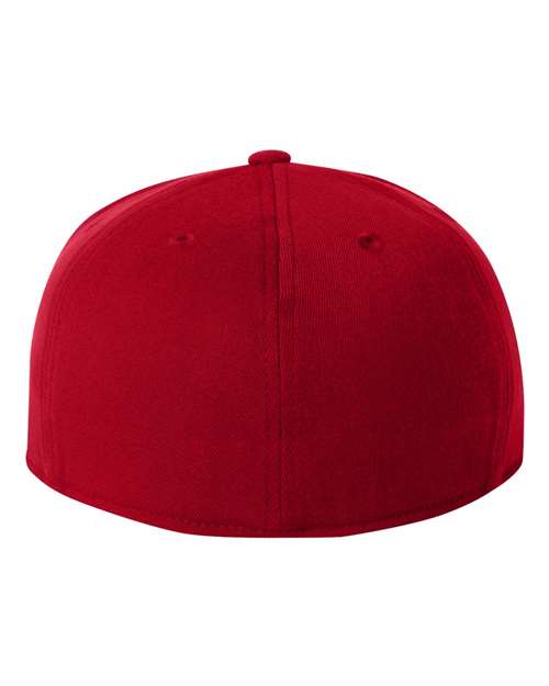 Flexfit 6210FF 210® Flat Bill Cap - Red - back