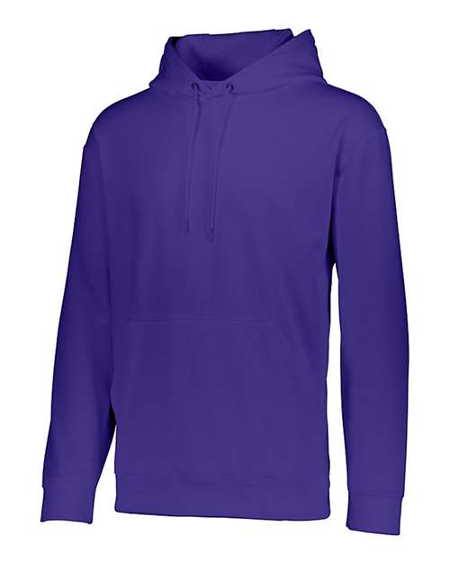 Augusta Sportswear 5505 Men's Wicking Fleece Hooded Sweatshirt - Purple - side