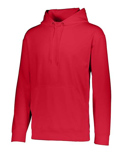 Augusta Sportswear 5505 Men's Wicking Fleece Hooded Sweatshirt - Red - side