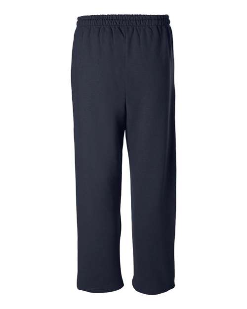 Gildan 18400 Unisex Heavy Blend™ Open-Bottom Sweatpants - Navy - back