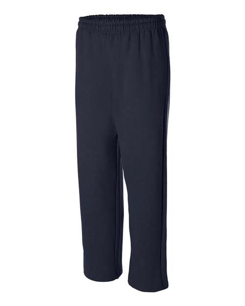 Gildan 18400 Unisex Heavy Blend™ Open-Bottom Sweatpants - Navy - side