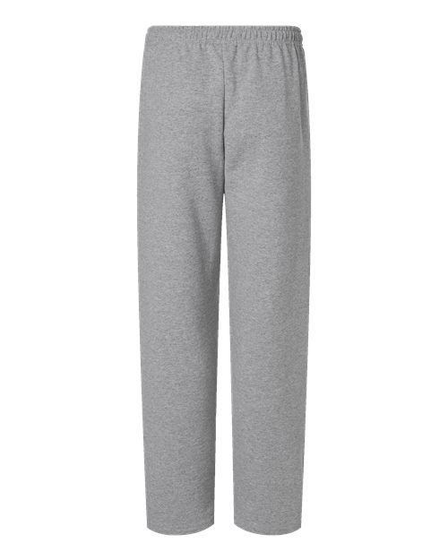 Gildan 18400 Unisex Heavy Blend™ Open-Bottom Sweatpants - Sport Grey - back