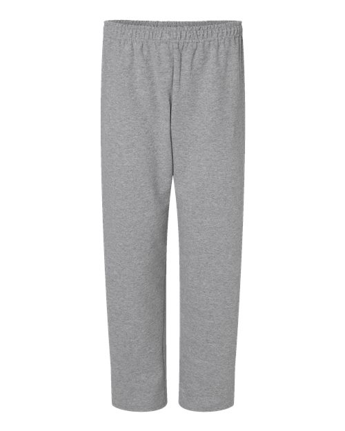 Gildan 18400 Unisex Heavy Blend™ Open-Bottom Sweatpants - Sport Grey - front