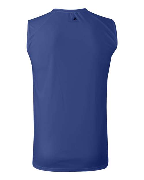 Badger 4130 Men's B-Core Sleeveless T-Shirt - Royal - back
