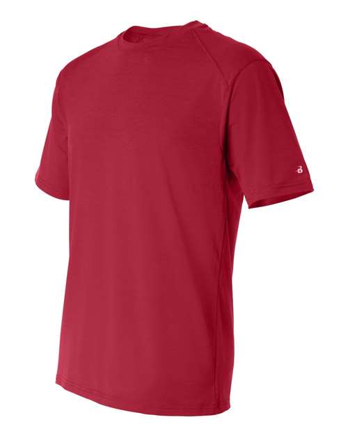 Badger 4820 Men's B-Tech Cotton-Feel T-Shirt - Red - side