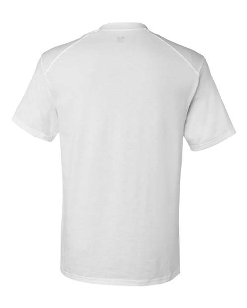Badger 4820 Men's B-Tech Cotton-Feel T-Shirt - White - back