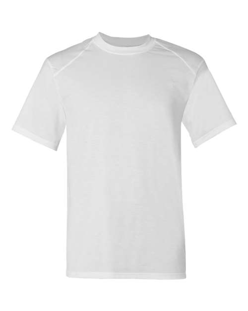 Badger 4820 Men's B-Tech Cotton-Feel T-Shirt - White - front