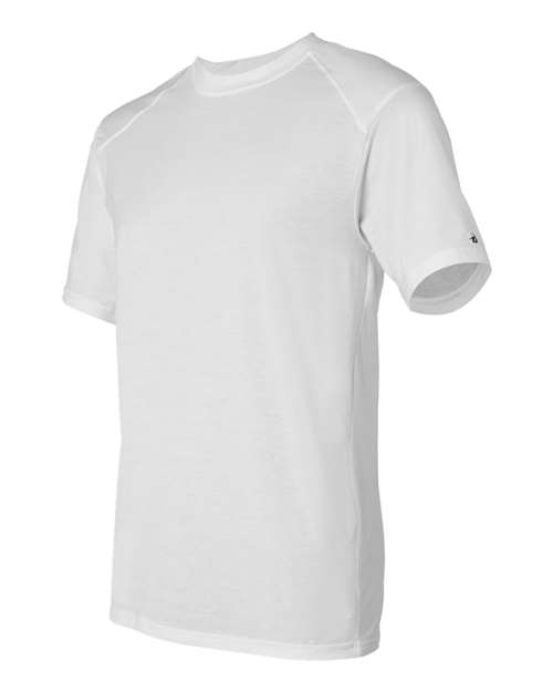 Badger 4820 Men's B-Tech Cotton-Feel T-Shirt - White - side