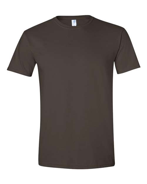 Gildan 64000 Unisex Softstyle® T-Shirt - Dark Chocolate - front