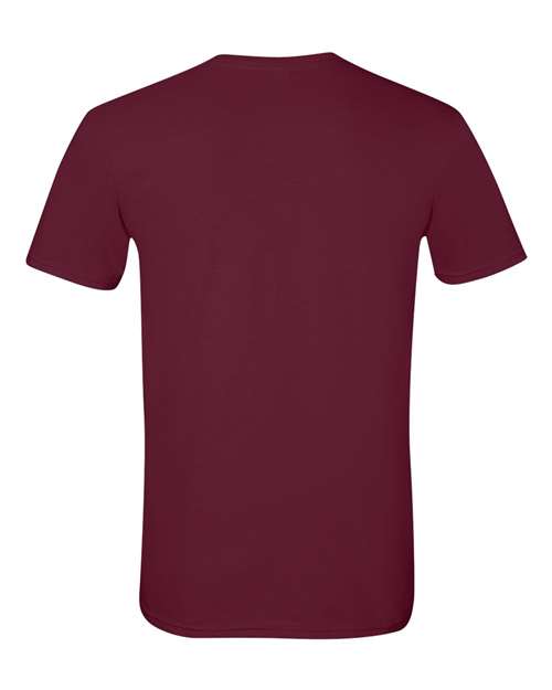 Gildan 64000 Unisex Softstyle® T-Shirt - Maroon - back