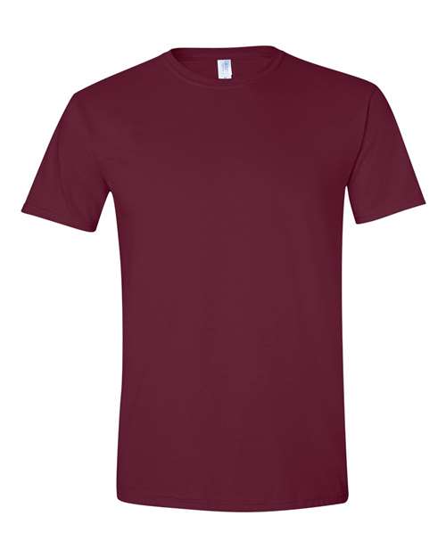 Gildan 64000 Unisex Softstyle® T-Shirt - Maroon - front