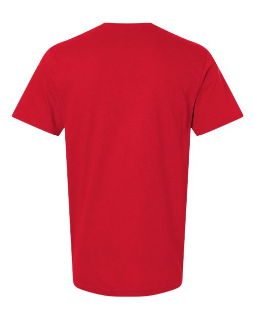 Gildan 64000 Unisex Softstyle® T-Shirt - Red - back