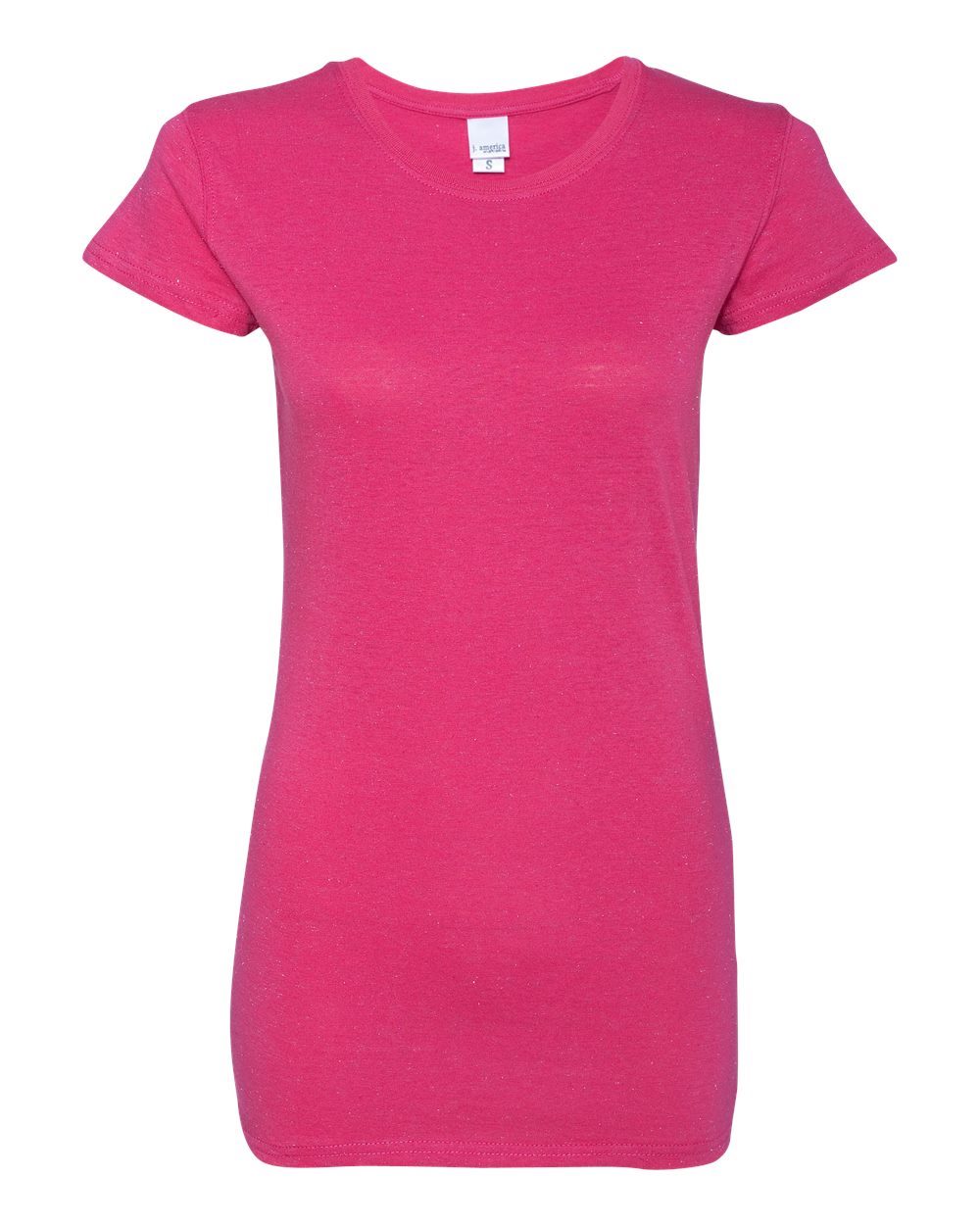J. America 8138 Women’s Glitter T-Shirt - style