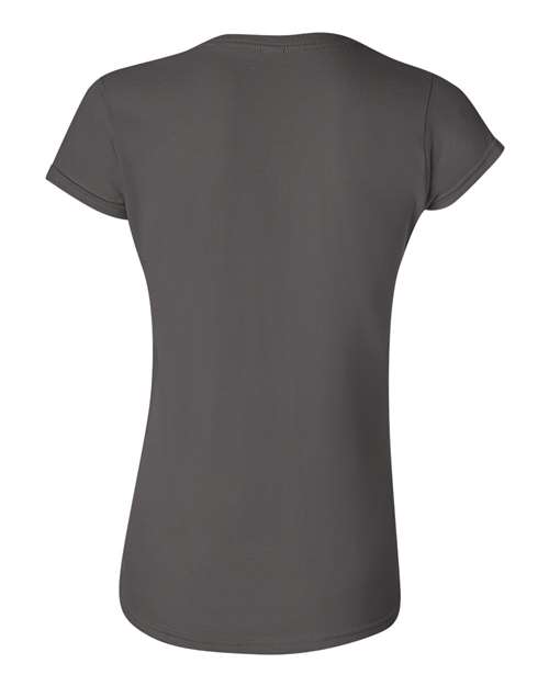 Gildan 64000L Women's Softstyle® T-Shirt - Charcoal - back