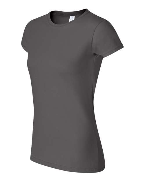 Gildan 64000L Women's Softstyle® T-Shirt - Charcoal - side