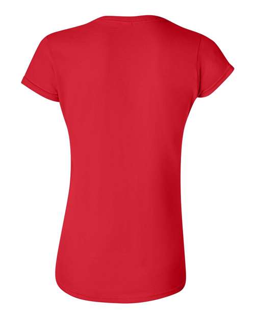 Gildan 64000L Women's Softstyle® T-Shirt - Red - back