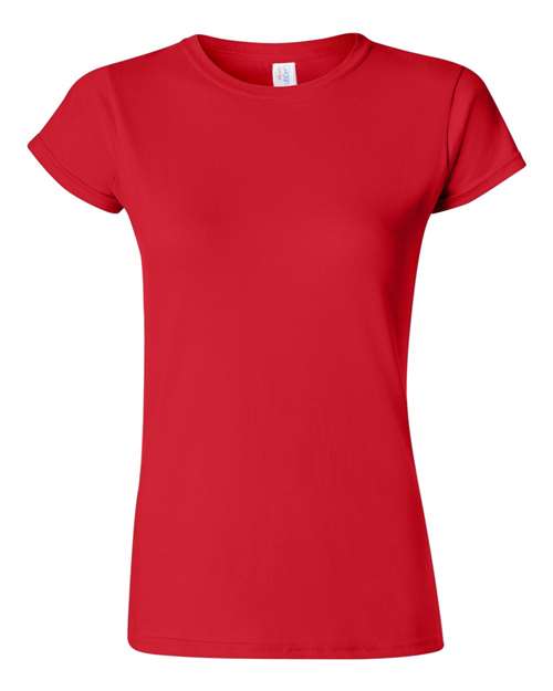 Gildan 64000L Women's Softstyle® T-Shirt - Red - front