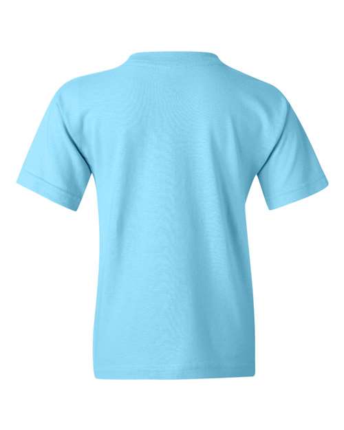 Gildan 5000B Youth Heavy Cotton™ T-Shirt - Sky - back