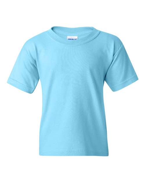 Gildan 5000B Youth Heavy Cotton™ T-Shirt - Sky - front