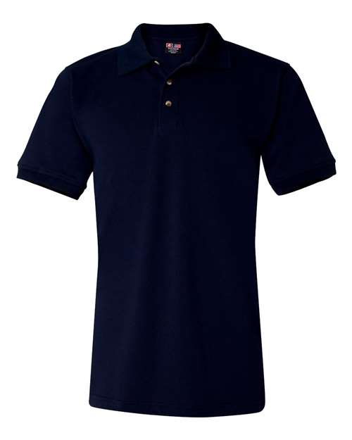 Bayside 1000 Unisex USA-Made Polo - Navy - front