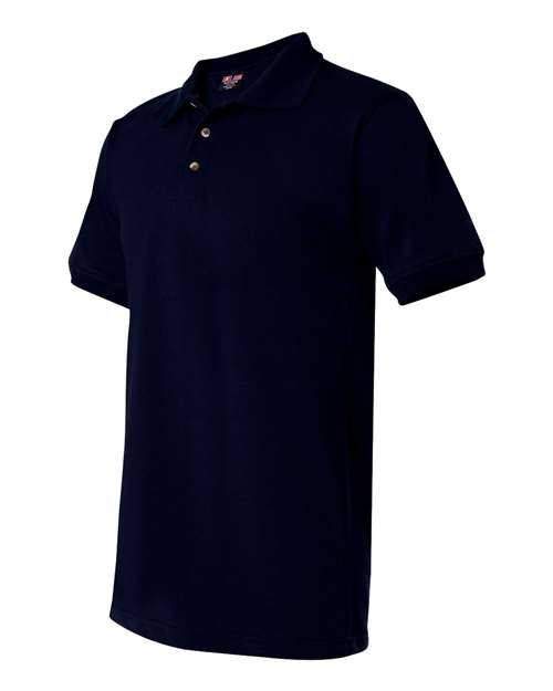 Bayside 1000 Unisex USA-Made Polo - Navy - side