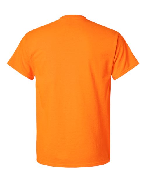 Gildan 2300 Unisex Ultra Cotton® Pocket T-Shirt - Safety Orange - back