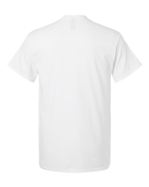 Gildan 2300 Unisex Ultra Cotton® Pocket T-Shirt - White - back