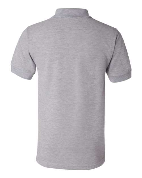 Bayside 1000 Unisex USA-Made Polo - Dark Ash - back