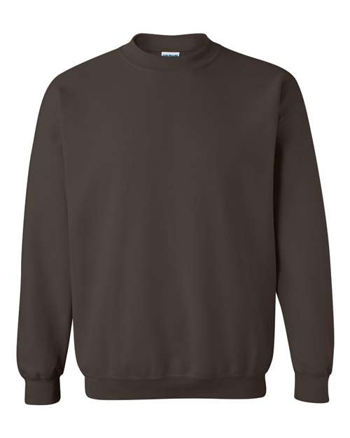 Gildan 18000 Unisex Heavy Blend™ Crewneck Sweatshirt - Dark Chocolate - front