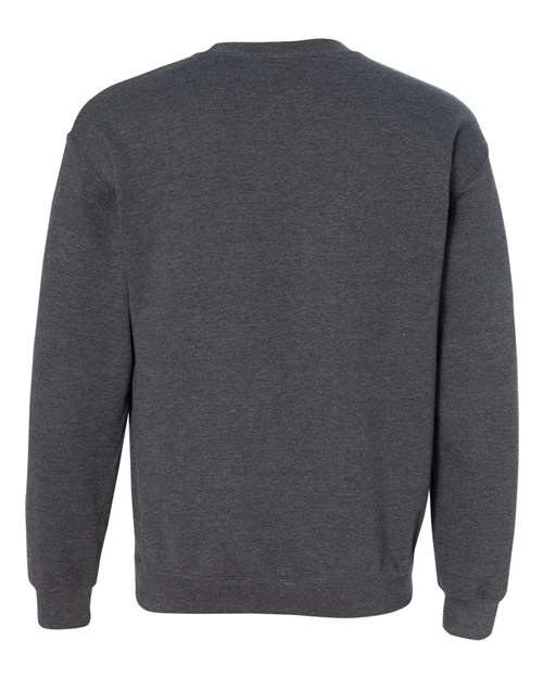 Gildan 18000 Unisex Heavy Blend™ Crewneck Sweatshirt - Dark Heather - back