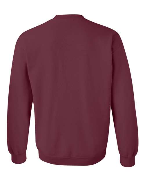 Gildan 18000 Unisex Heavy Blend™ Crewneck Sweatshirt - Maroon - back