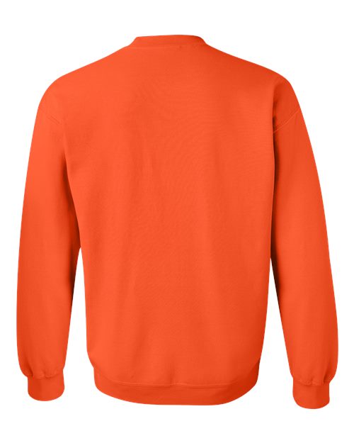Gildan 18000 Unisex Heavy Blend™ Crewneck Sweatshirt - Orange - back