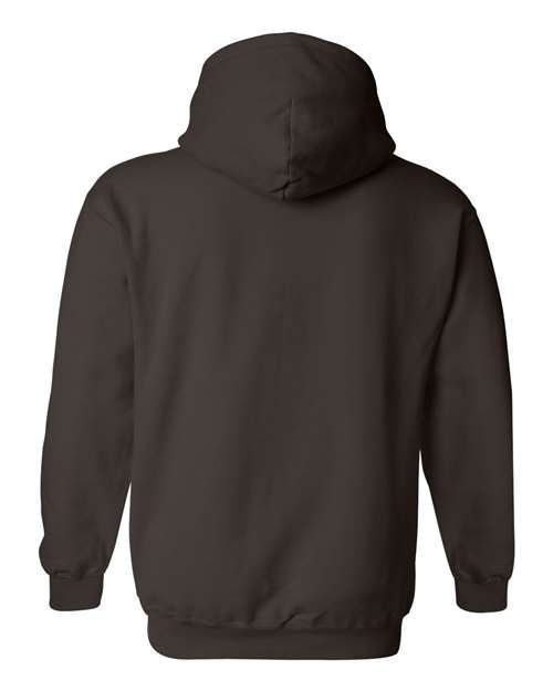 Gildan 18500 Unisex Heavy Blend™ Hooded Sweatshirt - Dark Chocolate - back