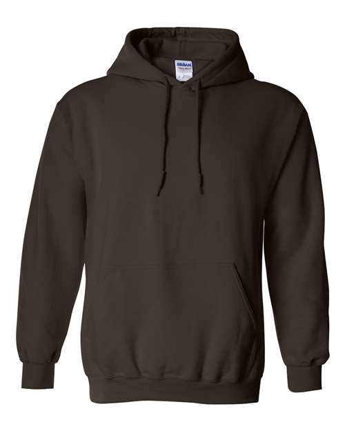 Gildan 18500 Unisex Heavy Blend™ Hooded Sweatshirt - Dark Chocolate - front