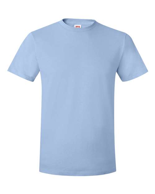 Hanes 4980 Unisex Perfect-T T-Shirt - Light Blue - front